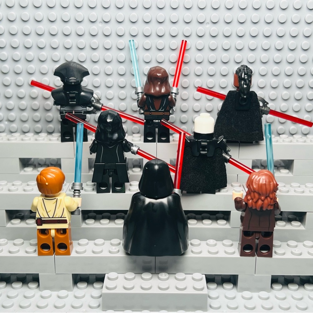Star Wars Jedi Knight Custom Minifigures Lot of 8 - Picture 6 of 6